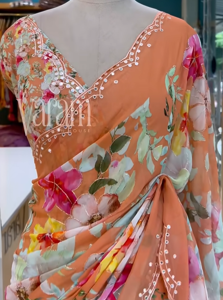 Pure Georgette Floral Dream