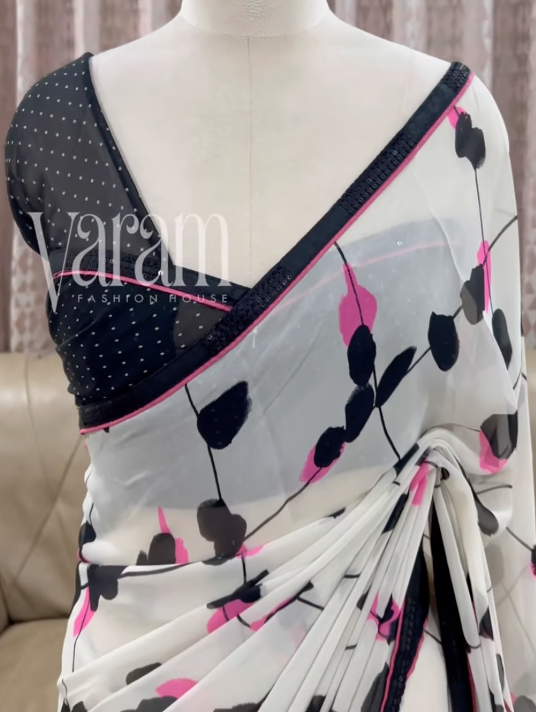 Modern Georgette Saree – Comfort Meets Style