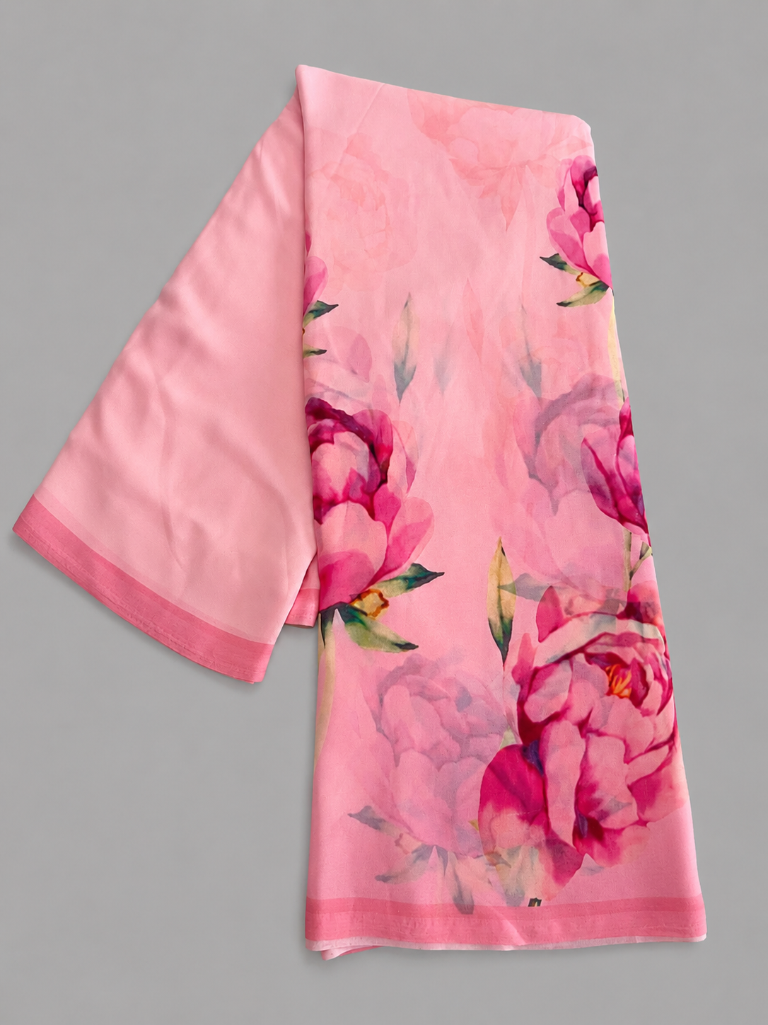 Premium Georgette Digital Floral Print Saree | Festive & Party Wear