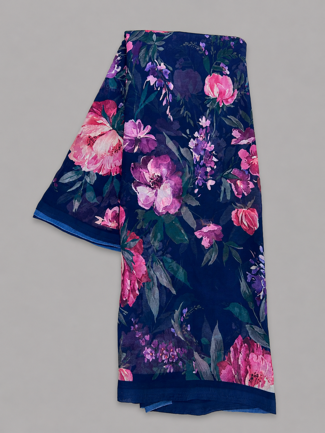 Premium Georgette Digital Floral Print Saree | Festive & Party Wear